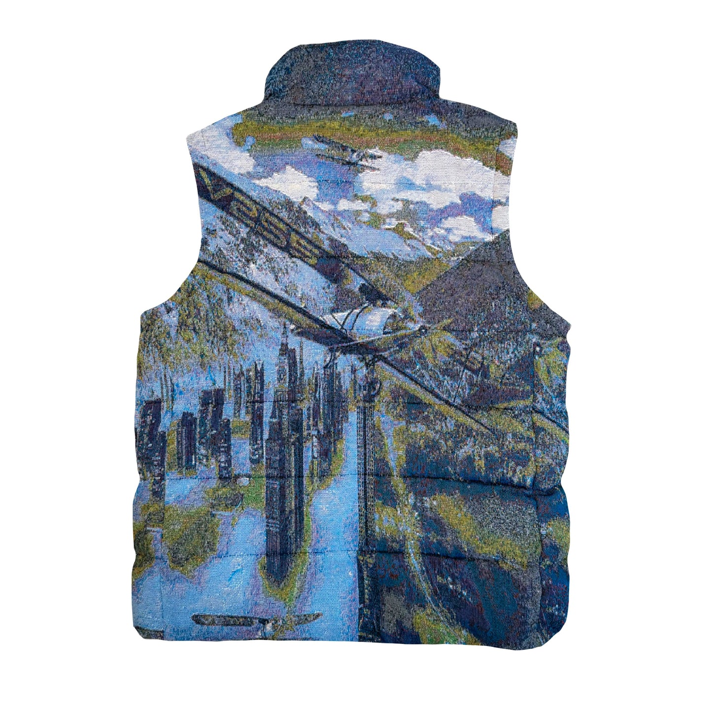 “NEW ADVENTURES“ JACQUARD VEST/GREY