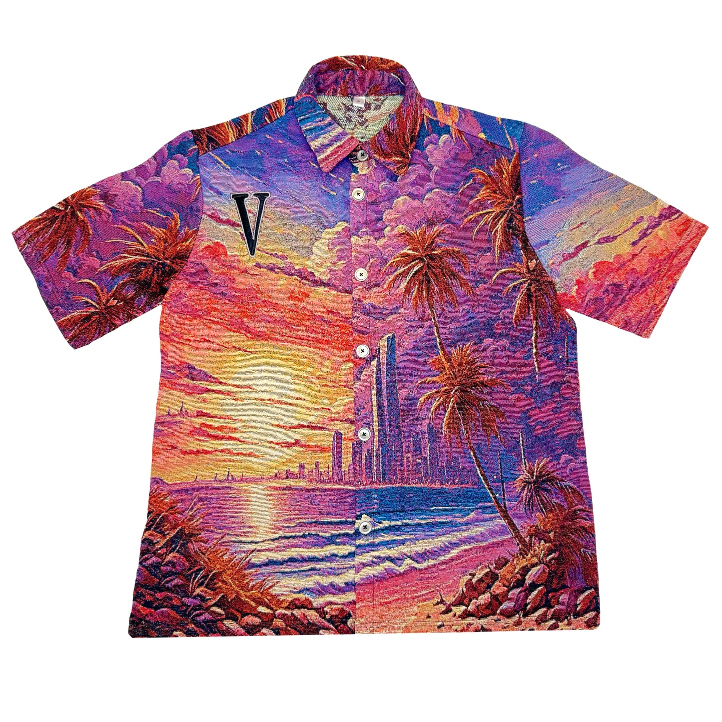 “V-CITY” JACQUARD SHIRTS /MULTI