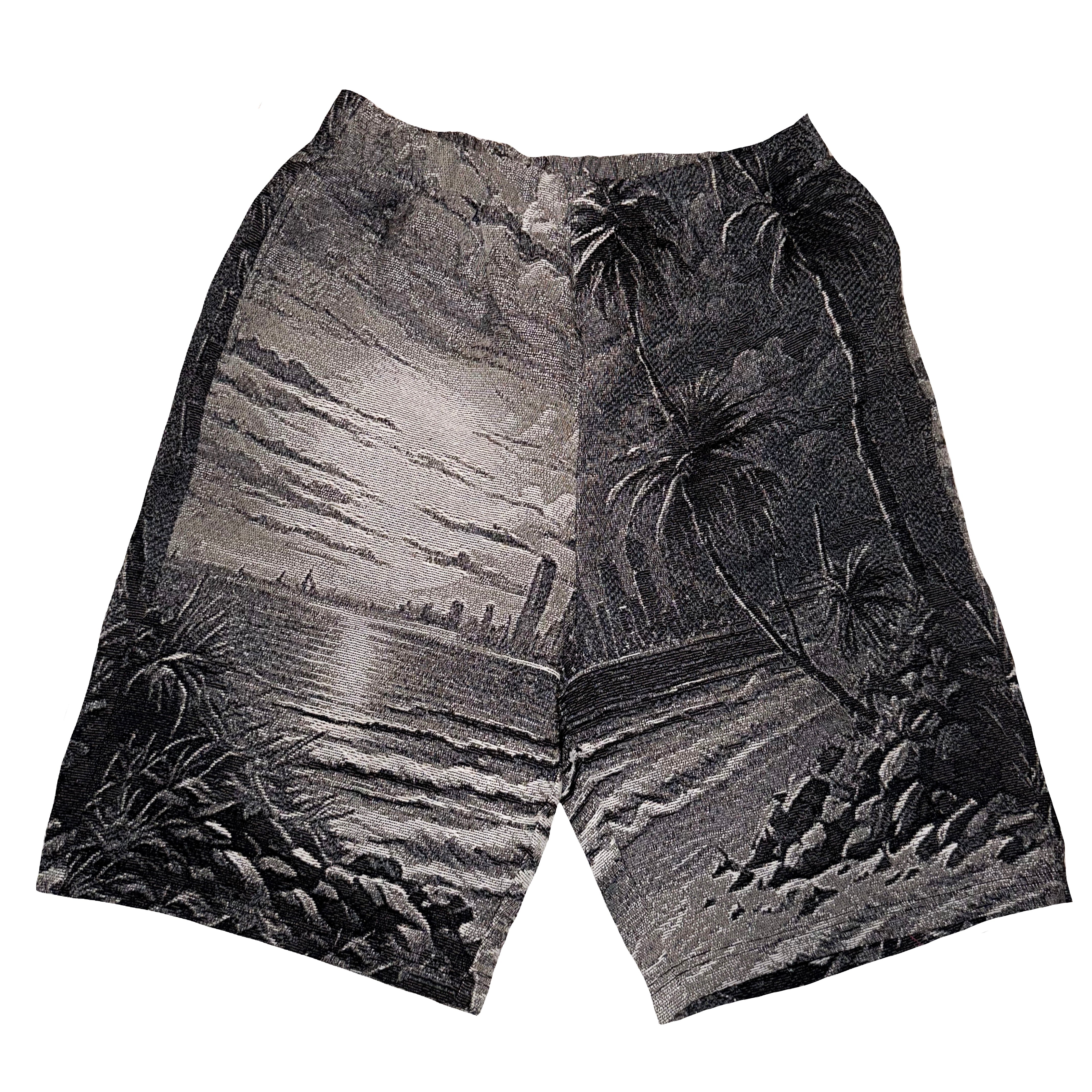 V-CITY” JACQUARD PANTS / BLACK – V2S5